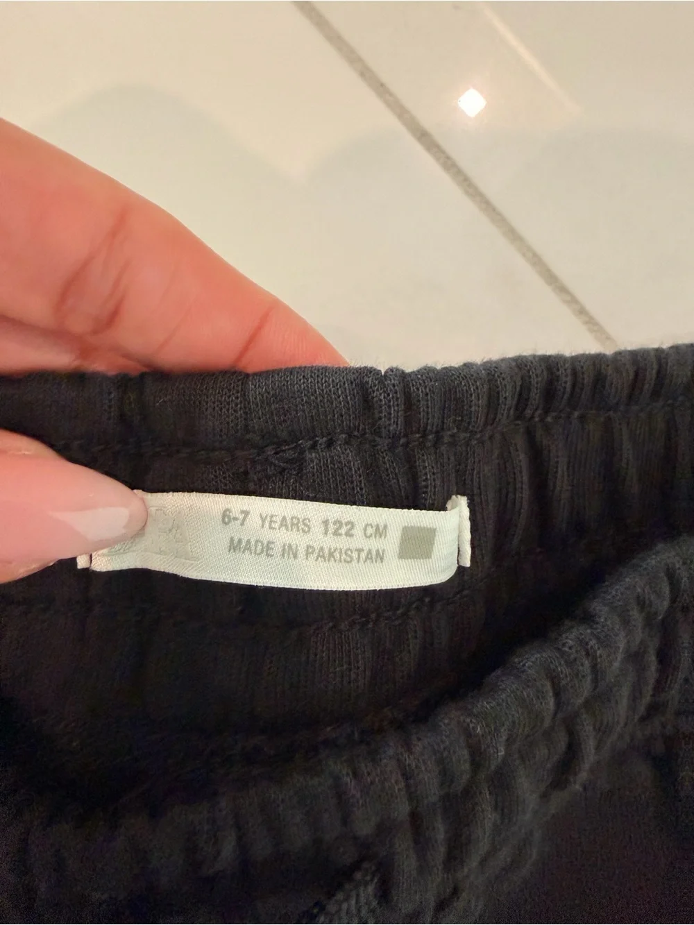 NEVER WORN**Zara Black Kids Joggers with Elastic Waistband